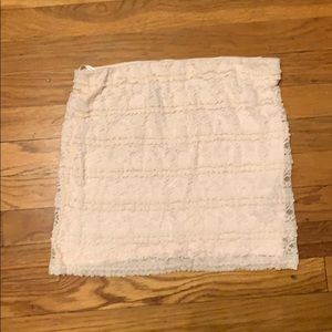 H&M Unlisted Miniskirt  Pink Lace Size 8